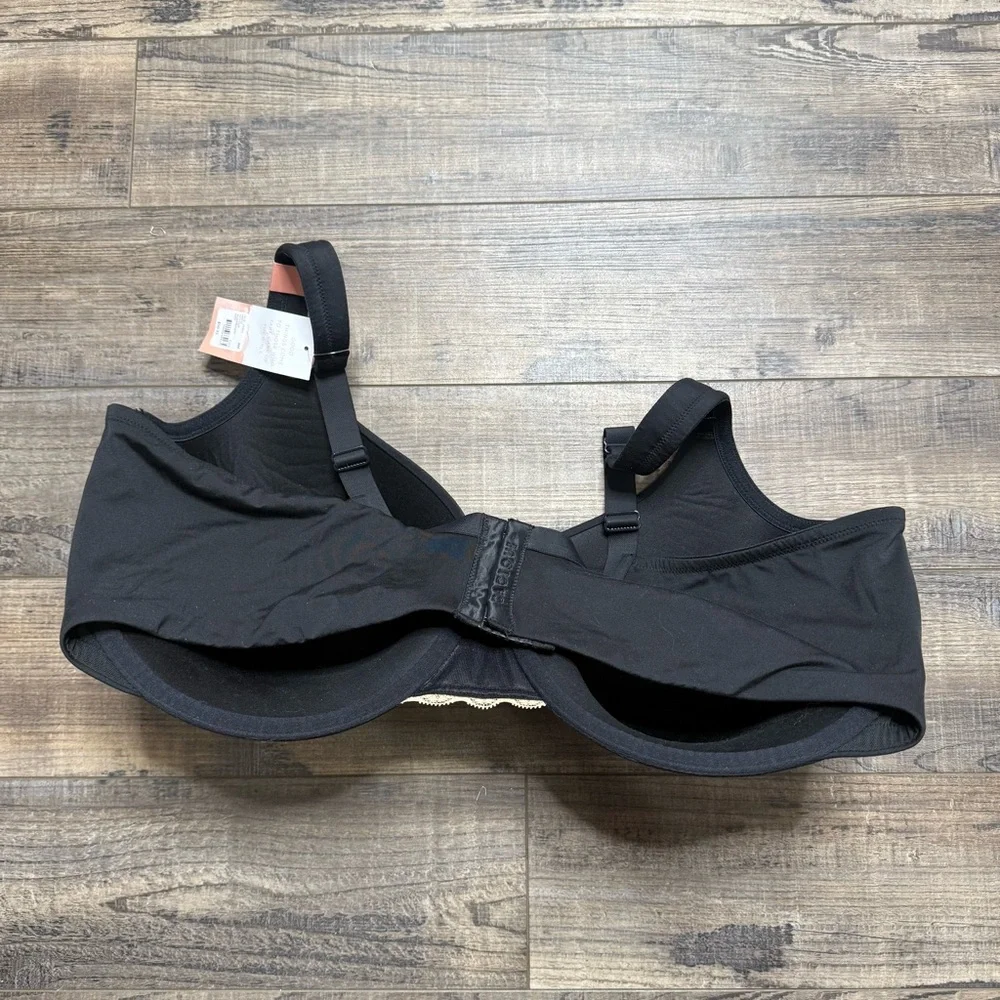 Cacique Underwire Black Women's Bra Soze 46F Smooth - Picture 6 of 6